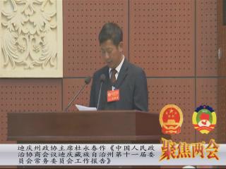 杜永春作第十一屆委員會常務委員會工作報告