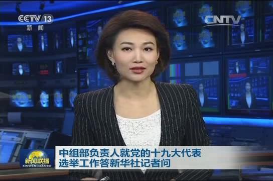 中組部負責人就黨的十九大代表選舉工作答新華社記者問