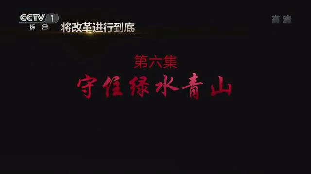 《將改革進行到底》第六集《守住綠水青山》