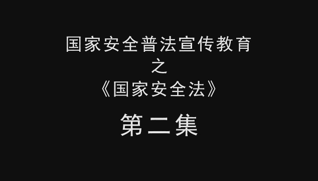 國(guó)家安全法第二集