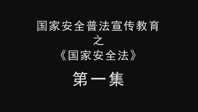 國(guó)家安全法第一集