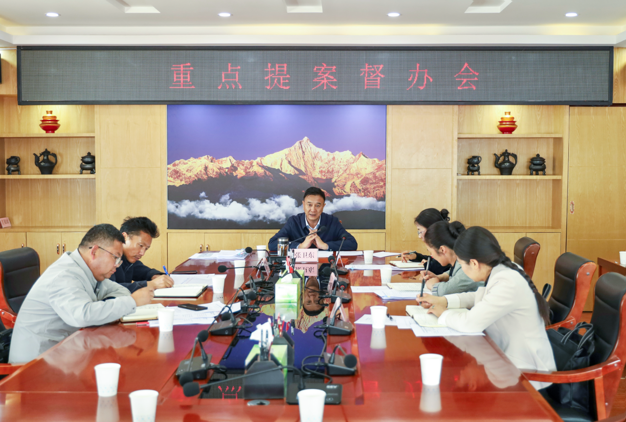 張衛(wèi)東主持召開重點(diǎn)提案督辦會(huì)